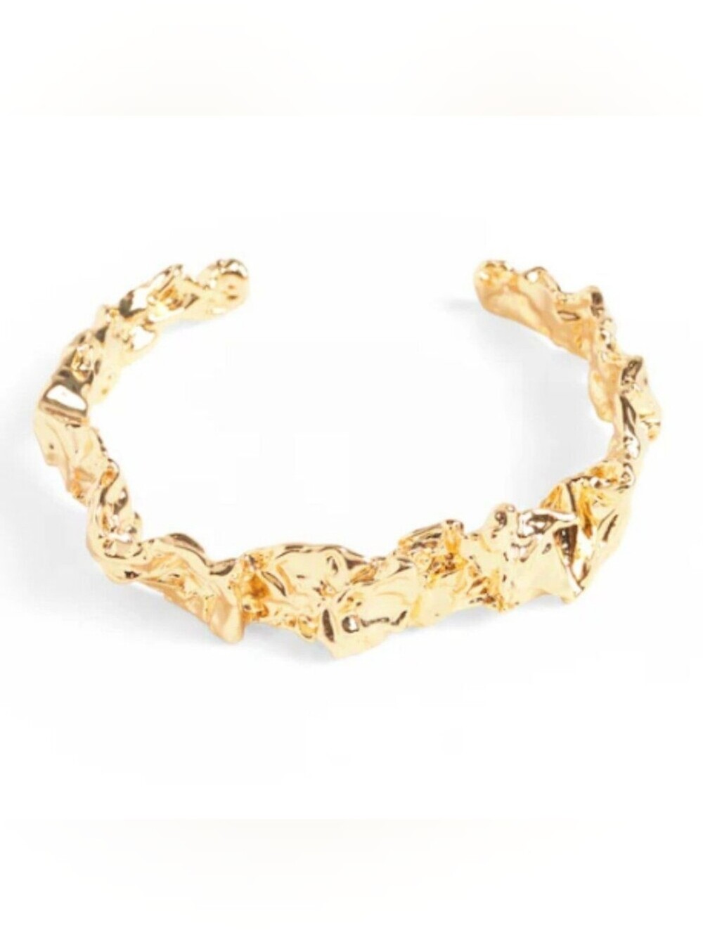Amber Sceats Emery 24 K Gold Plated Cuff Bracelet (Regular Price Was $169)